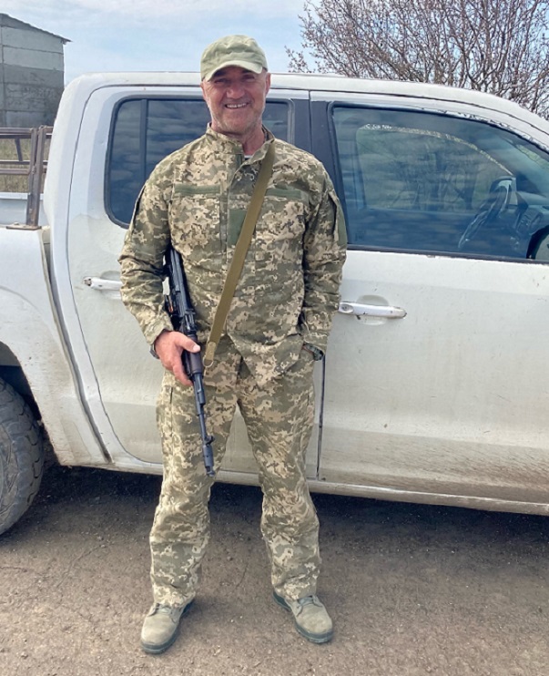 Pavel in uniform